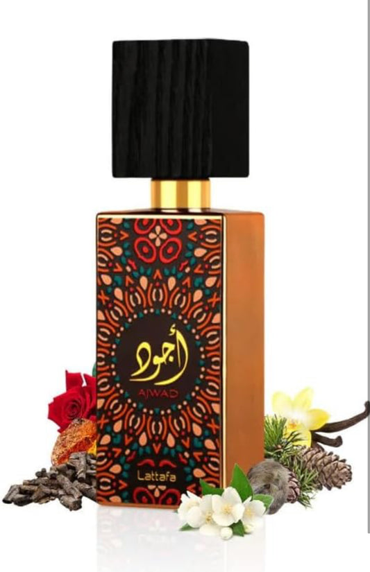 Ajwad by Lattafa for Men - 2.04 oz EDP Spray